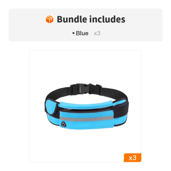 Unisex Sports Fanny Pack; Running Waist Bag; Belt Phone Bag; Water Hydration Backpack Running Accessories - Image 15