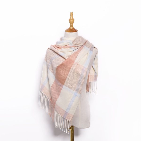 Scarves for women in autumn and winter; cashmere scarves wholesale; medium long scarves for European and American streets; shawls for women; warm scarves