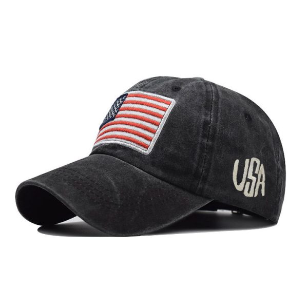 Fashion American Flag Camouflage Baseball Cap Men's Women's Rebound Cap Army Bone Truck Driver High Quality Gorras - Image 3