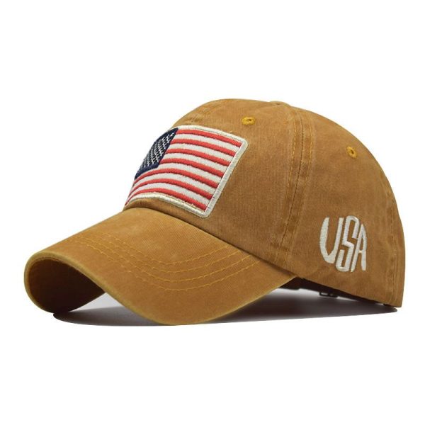 Fashion American Flag Camouflage Baseball Cap Men's Women's Rebound Cap Army Bone Truck Driver High Quality Gorras - Image 5