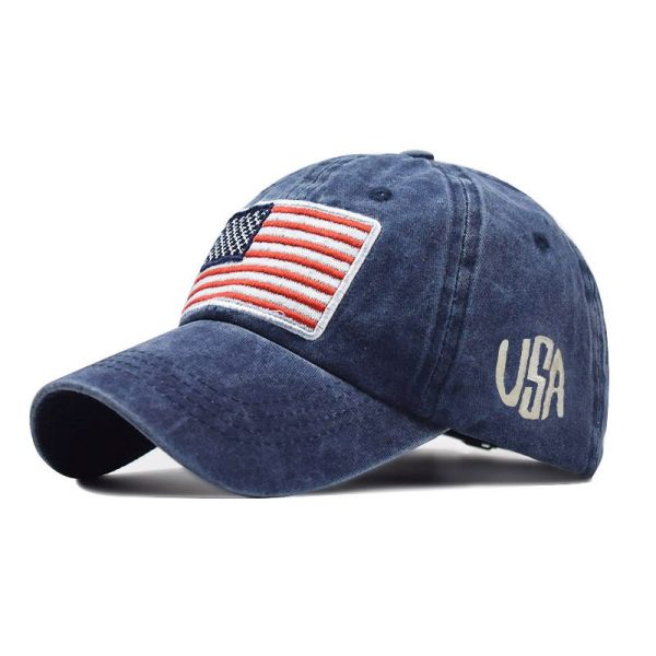 Fashion American Flag Camouflage Baseball Cap Men's Women's Rebound Cap Army Bone Truck Driver High Quality Gorras - Image 7