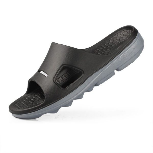 Comfortable men's cloud slippers; anti-slip bathroom sandals - Image 21