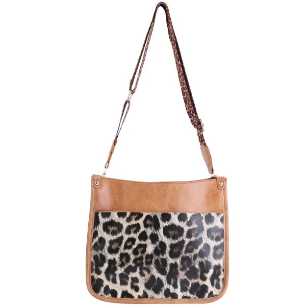Women Fashion Leather Crossbody Bag Shoulder Bag Casual Handbag with Flexible Wearing Styles Adjustable Guitar Strap - Image 13