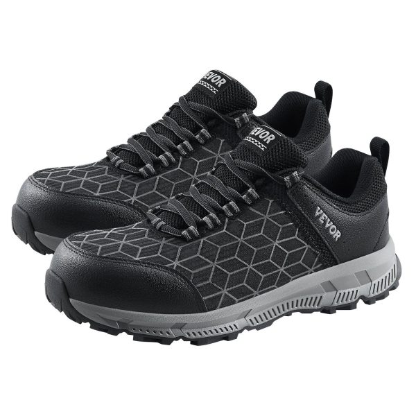 Steel Toe Shoes for Men US Size 11.5 Wide Athletic Work Shoe Sneakers Black - Image 10
