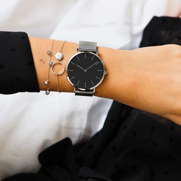 Luxury Rose Gold Watch Women Bracelet Watches Top Brand Ladies Casual Quartz Watch Steel Women's Wristwatch Montre Femme Relogio - Image 56