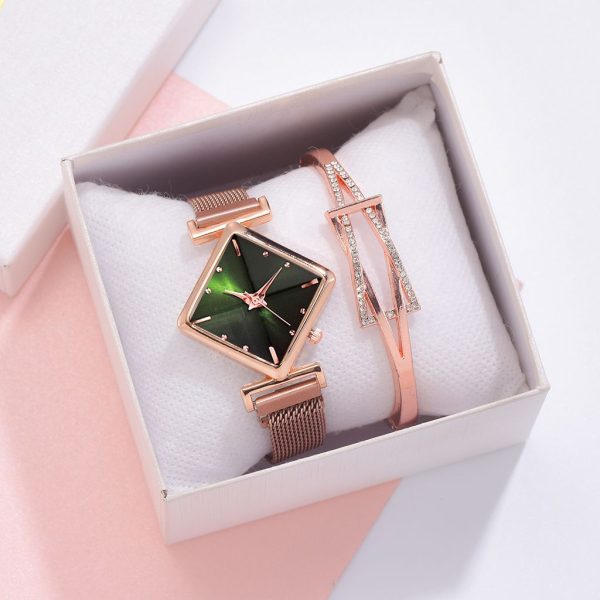 Women Square Watch Luxury Ladies Quartz Magnet Buckle Gradient Color Watches Relogio Feminino For Gift Clock - Image 59