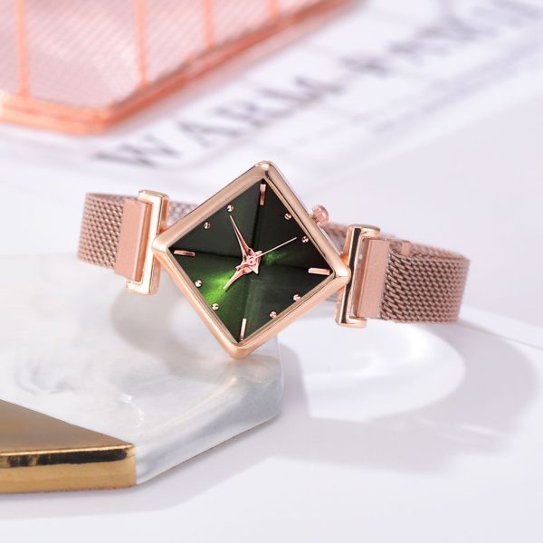 Women Square Watch Luxury Ladies Quartz Magnet Buckle Gradient Color Watches Relogio Feminino For Gift Clock - Image 60