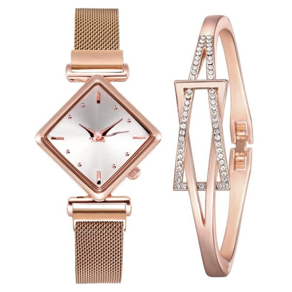 Women Square Watch Luxury Ladies Quartz Magnet Buckle Gradient Color Watches Relogio Feminino For Gift Clock - Image 67