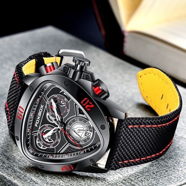 LIGE Top Brand Big Dial Chronograph Quartz Watch Men Sports Watches Military Male Wrist Watch Clock relogio masculino Nylon - Image 2