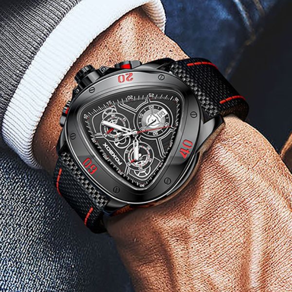 LIGE Top Brand Big Dial Chronograph Quartz Watch Men Sports Watches Military Male Wrist Watch Clock relogio masculino Nylon - Image 5