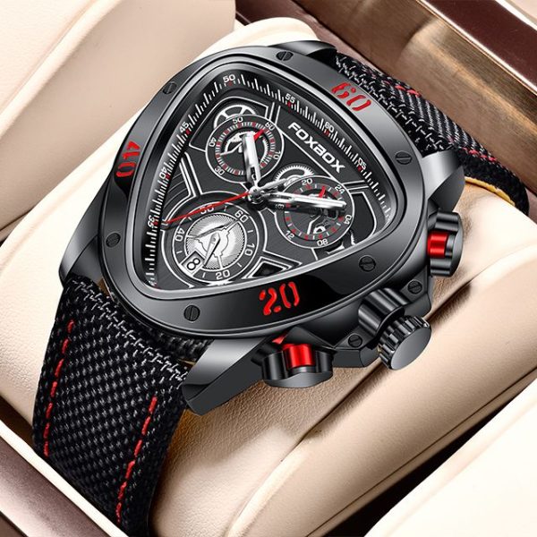 LIGE Top Brand Big Dial Chronograph Quartz Watch Men Sports Watches Military Male Wrist Watch Clock relogio masculino Nylon - Image 7