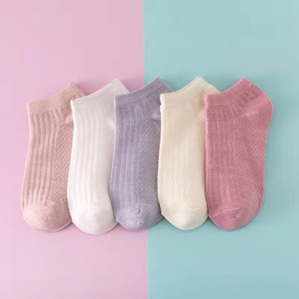 5Pairs Lot Cute Women Short Socks Boat Chaussette Femme Skarpety Cotton Ankle Meias Sock Female Breathable Calcetines Mujer - Image 31