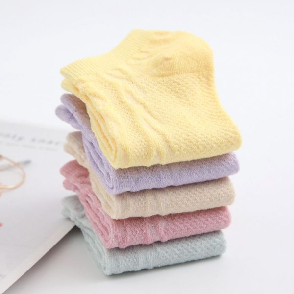 5Pairs Lot Cute Women Short Socks Boat Chaussette Femme Skarpety Cotton Ankle Meias Sock Female Breathable Calcetines Mujer - Image 77