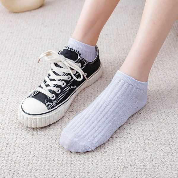 5Pairs Lot Cute Women Short Socks Boat Chaussette Femme Skarpety Cotton Ankle Meias Sock Female Breathable Calcetines Mujer - Image 78