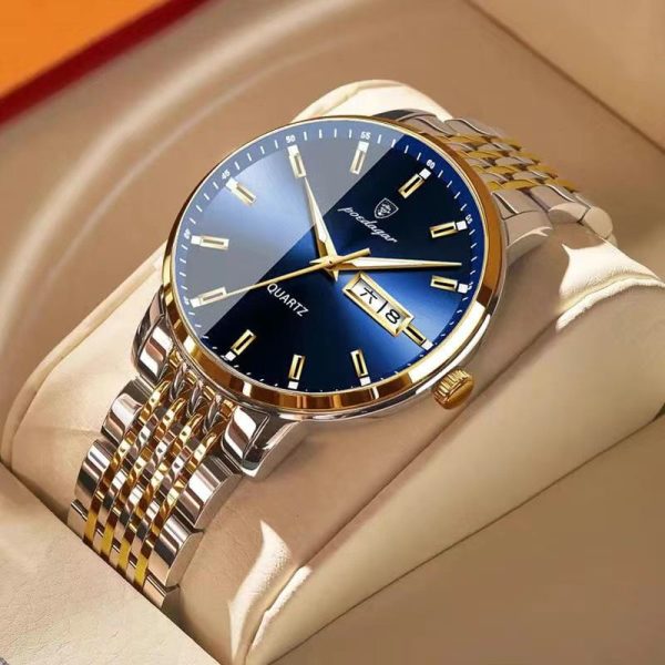 POEDAGAR Top Brand Luxury Men Watch Waterproof Luminous Stainless Steel Watches Sport Quartz Clock Mens Date Business Wristwatch - Image 49