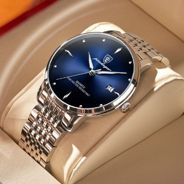 POEDAGAR Top Brand Luxury Men Watch Waterproof Luminous Stainless Steel Watches Sport Quartz Clock Mens Date Business Wristwatch - Image 73