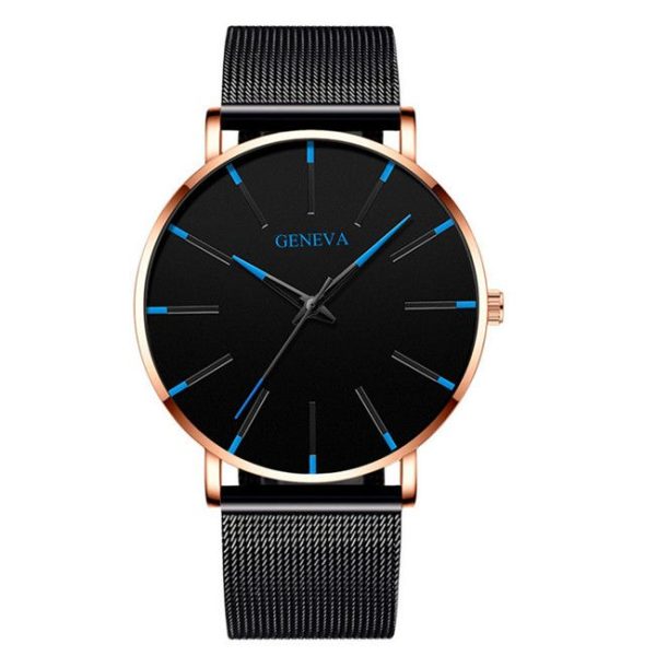 2022 Minimalist Men's Fashion Ultra Thin Watches Simple Men Business Stainless Steel Mesh Belt Quartz Watch relogio masculino - Image 73