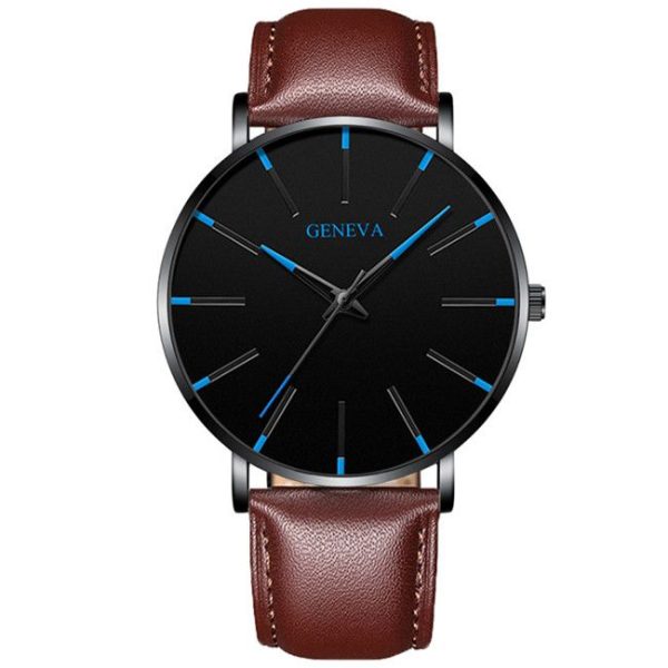 2022 Minimalist Men's Fashion Ultra Thin Watches Simple Men Business Stainless Steel Mesh Belt Quartz Watch relogio masculino - Image 109