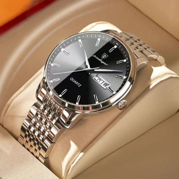 POEDAGAR Top Brand Luxury Men Watch Waterproof Luminous Stainless Steel Watches Sport Quartz Clock Mens Date Business Wristwatch - Image 43