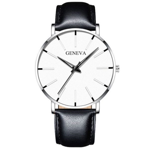 2022 Minimalist Men's Fashion Ultra Thin Watches Simple Men Business Stainless Steel Mesh Belt Quartz Watch relogio masculino - Image 13
