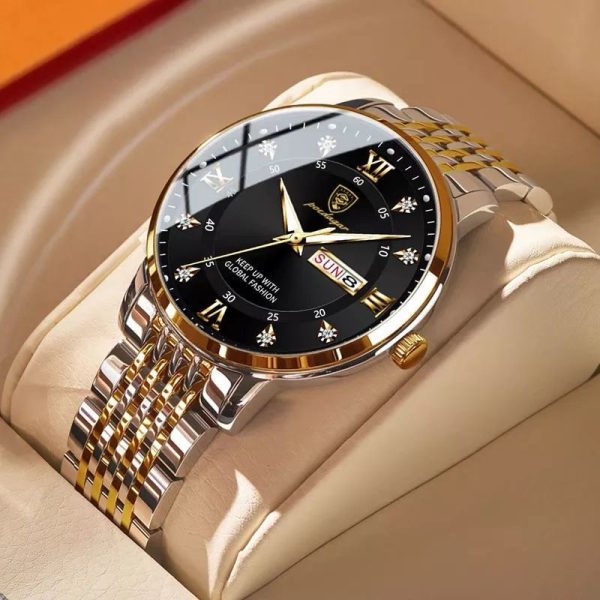 POEDAGAR Top Brand Luxury Men Watch Waterproof Luminous Stainless Steel Watches Sport Quartz Clock Mens Date Business Wristwatch - Image 97