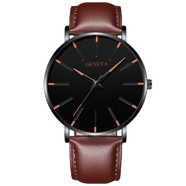2022 Minimalist Men's Fashion Ultra Thin Watches Simple Men Business Stainless Steel Mesh Belt Quartz Watch relogio masculino - Image 25
