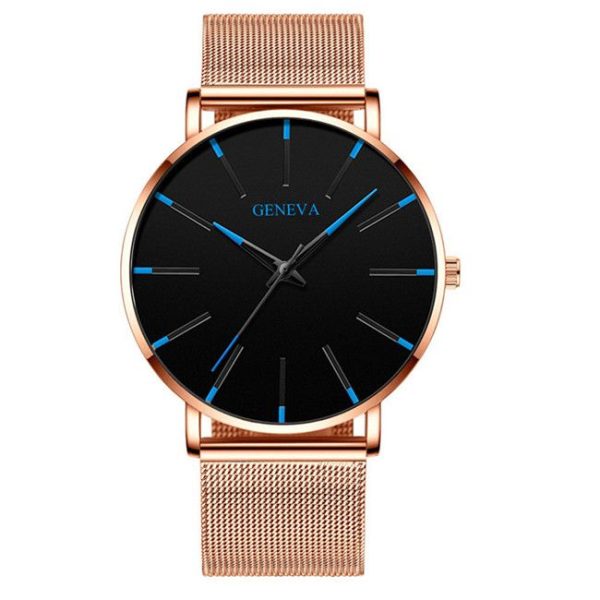2022 Minimalist Men's Fashion Ultra Thin Watches Simple Men Business Stainless Steel Mesh Belt Quartz Watch relogio masculino - Image 79