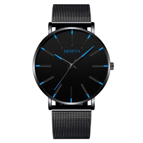2022 Minimalist Men's Fashion Ultra Thin Watches Simple Men Business Stainless Steel Mesh Belt Quartz Watch relogio masculino - Image 43