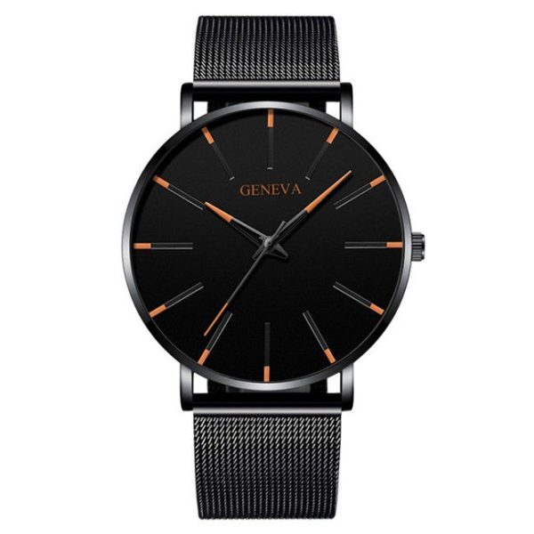 2022 Minimalist Men's Fashion Ultra Thin Watches Simple Men Business Stainless Steel Mesh Belt Quartz Watch relogio masculino - Image 55