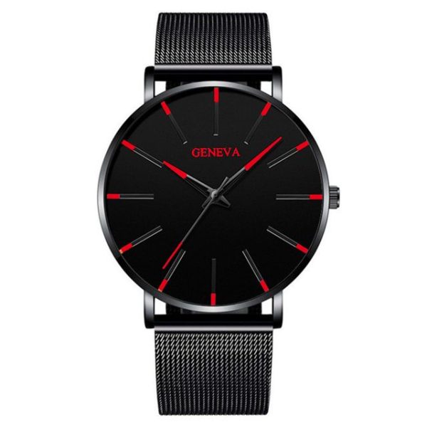2022 Minimalist Men's Fashion Ultra Thin Watches Simple Men Business Stainless Steel Mesh Belt Quartz Watch relogio masculino - Image 37