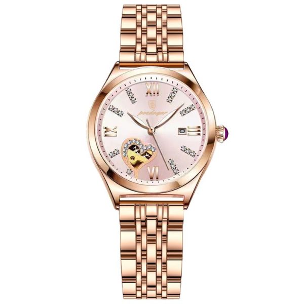 POEDAGAR Women Watches Fashion Rose Gold Stainless Stain Steel Ladies Watch Waterproof Quarzt Wristwatch Romatic Girlfriend Gift - Image 7