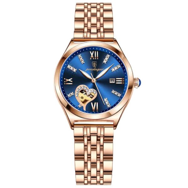 POEDAGAR Women Watches Fashion Rose Gold Stainless Stain Steel Ladies Watch Waterproof Quarzt Wristwatch Romatic Girlfriend Gift - Image 19