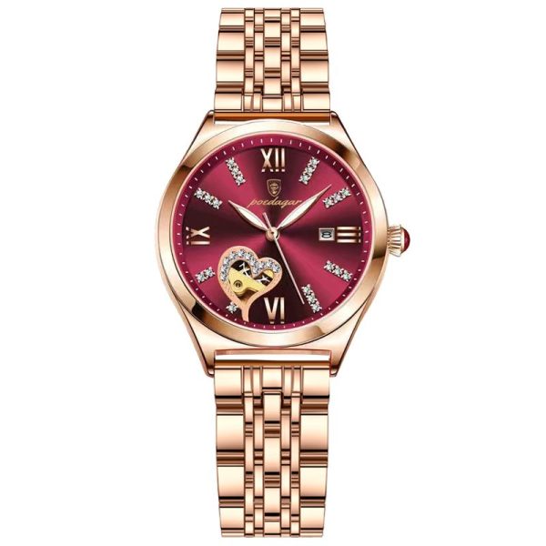 POEDAGAR Women Watches Fashion Rose Gold Stainless Stain Steel Ladies Watch Waterproof Quarzt Wristwatch Romatic Girlfriend Gift - Image 13