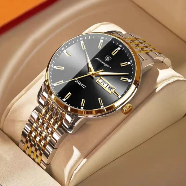POEDAGAR Top Brand Luxury Men Watch Waterproof Luminous Stainless Steel Watches Sport Quartz Clock Mens Date Business Wristwatch - Image 25