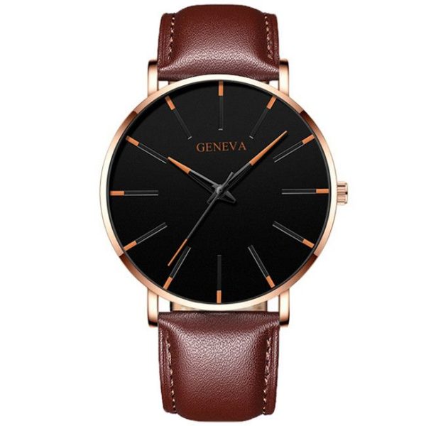 2022 Minimalist Men's Fashion Ultra Thin Watches Simple Men Business Stainless Steel Mesh Belt Quartz Watch relogio masculino - Image 115