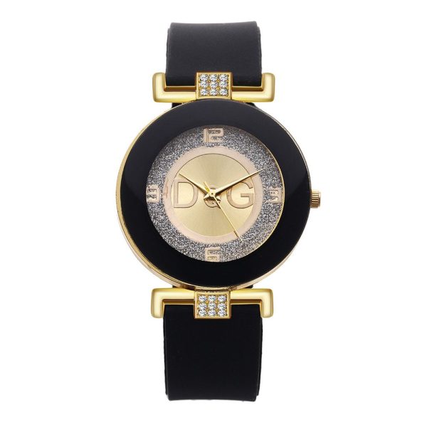 Simple Black White Quartz Watches Women Minimalist Design Silicone Strap Wristwatch Big Dial Women's Fashion Creative Watch 2022 - Image 23
