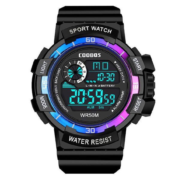 Cool Luminous Men Sport Watch High-end Silicone Strap Military Wrist Watch Led Calendar Waterproof Digital Watch reloj de hombre - Image 67