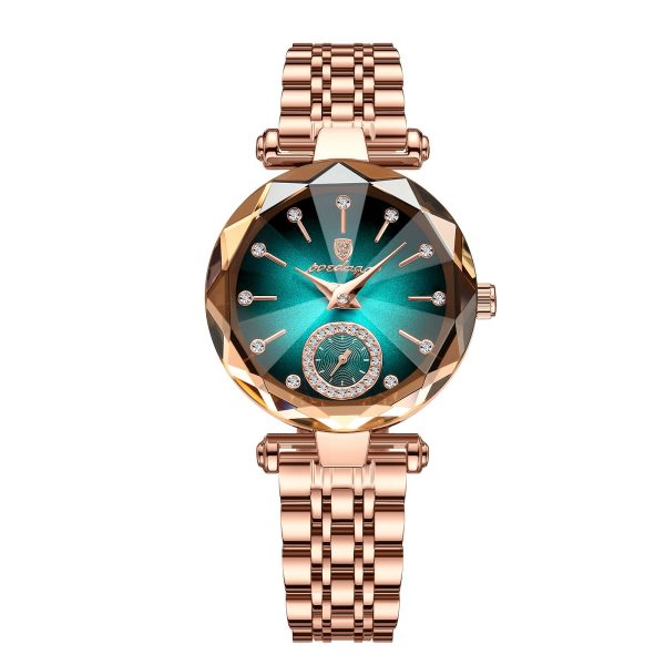 POEDAGAR Watch for Women Luxury Jewelry Design Rose Gold Steel Quartz Wristwatches Waterproof Fashion Swiss Brand Ladies Watches - Image 7