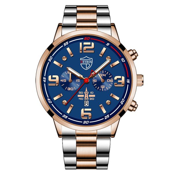 Luxury Fashion Mens Watches Men Business Stainless Steel Quartz Wrist Watch Man Sports Casual Leather Watch relogio masculino - Image 61