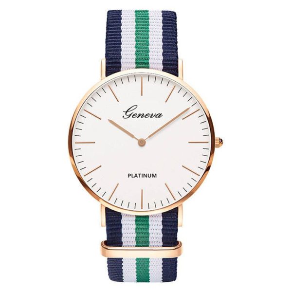 Hot Luxe Merk Nylon Mode Vrouwen Armband Quartz Horloge Mannen Dames Polshorloge Horloges Klok Relojes Mujer Relogio - Image 19