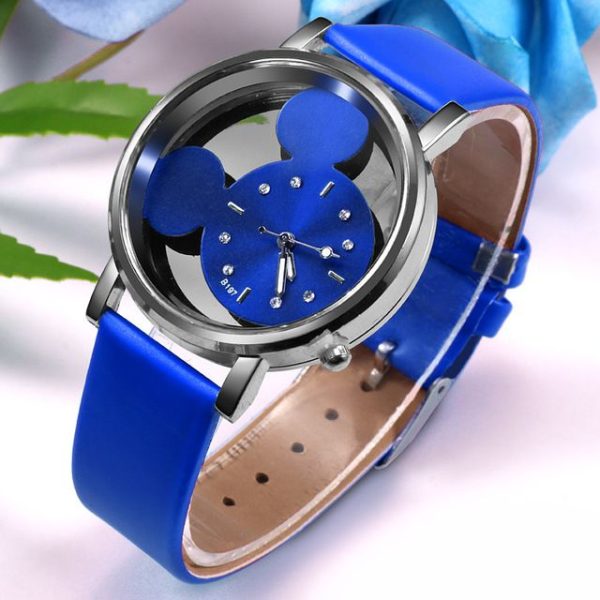Fashion Leuke Dames Horloges Vrouwen Transparante Horloges Blauw Lederen Band Quartz Horloges Geschenken Relogio Feminino Reloj Mujer - Image 7