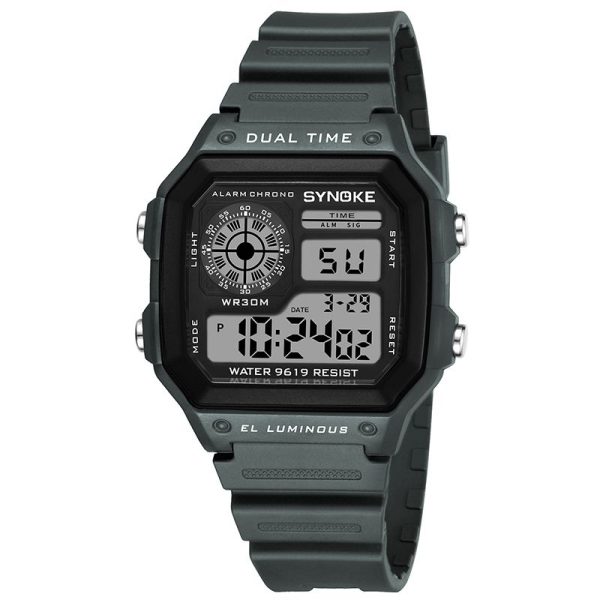 SYNOKE Military Sports Watch Digital Watch LED Men Clocks Relojes Deportivos Waterproof Luminous Alarm Clock Male 2019 - Image 35