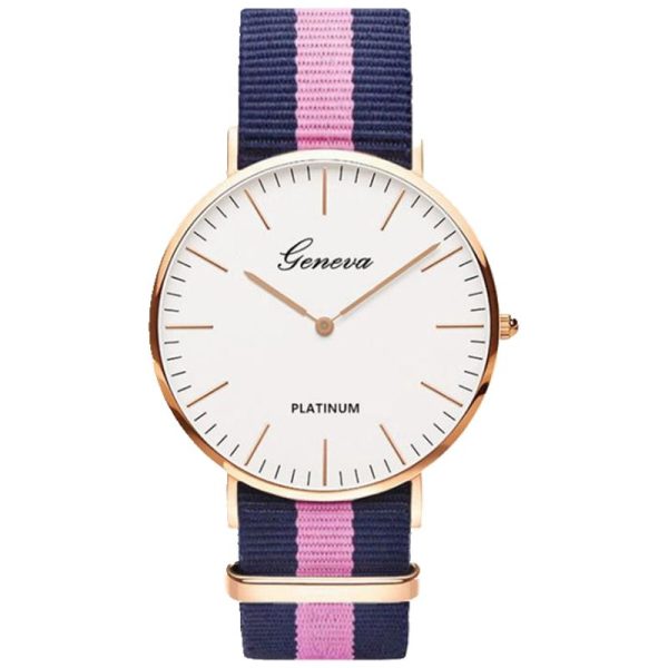 Hot Luxe Merk Nylon Mode Vrouwen Armband Quartz Horloge Mannen Dames Polshorloge Horloges Klok Relojes Mujer Relogio - Image 102