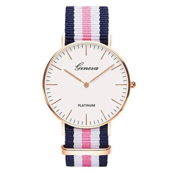 Hot Luxe Merk Nylon Mode Vrouwen Armband Quartz Horloge Mannen Dames Polshorloge Horloges Klok Relojes Mujer Relogio - Image 91