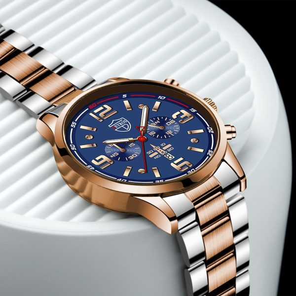 Luxury Fashion Mens Watches Men Business Stainless Steel Quartz Wrist Watch Man Sports Casual Leather Watch relogio masculino - Image 58