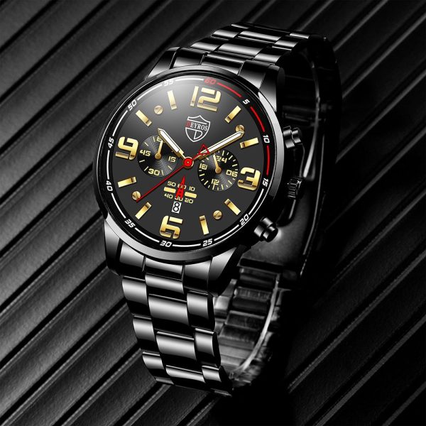 Luxury Fashion Mens Watches Men Business Stainless Steel Quartz Wrist Watch Man Sports Casual Leather Watch relogio masculino - Image 59