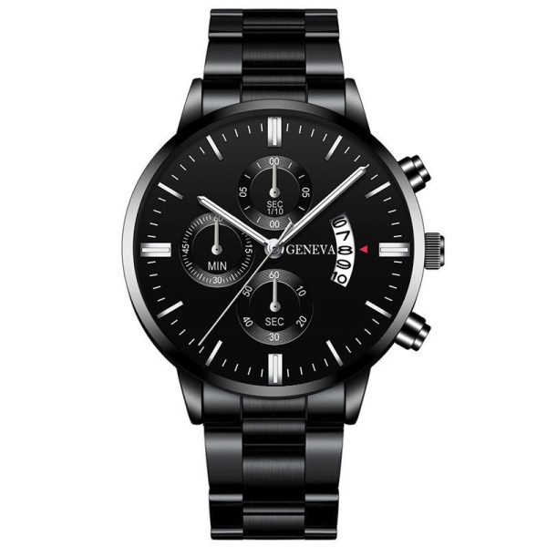 reloj hombre Fashion Men Stainless Steel Watch Luxury Calendar Quartz Wrist Watch Business Watches for Man Clock montre homme - Image 37