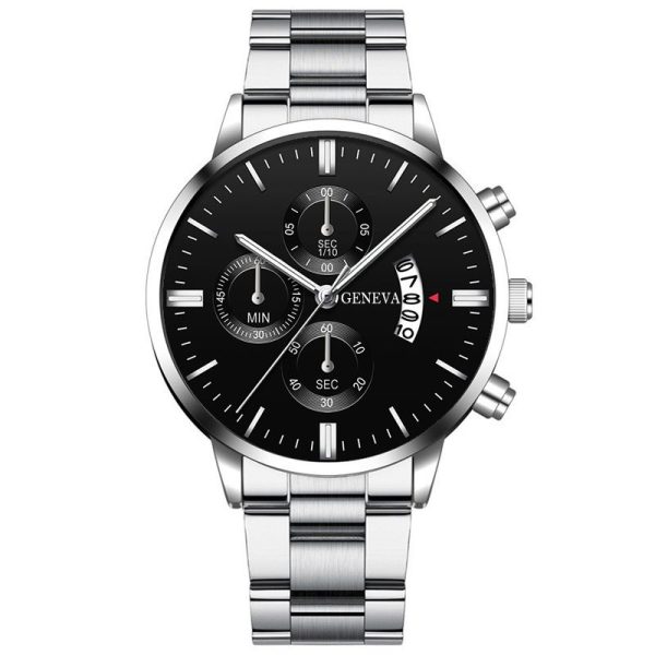 reloj hombre Fashion Men Stainless Steel Watch Luxury Calendar Quartz Wrist Watch Business Watches for Man Clock montre homme - Image 49