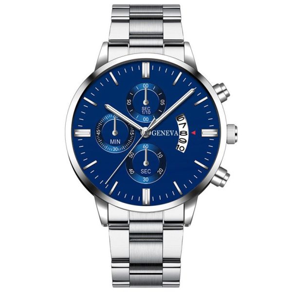 reloj hombre Fashion Men Stainless Steel Watch Luxury Calendar Quartz Wrist Watch Business Watches for Man Clock montre homme - Image 55