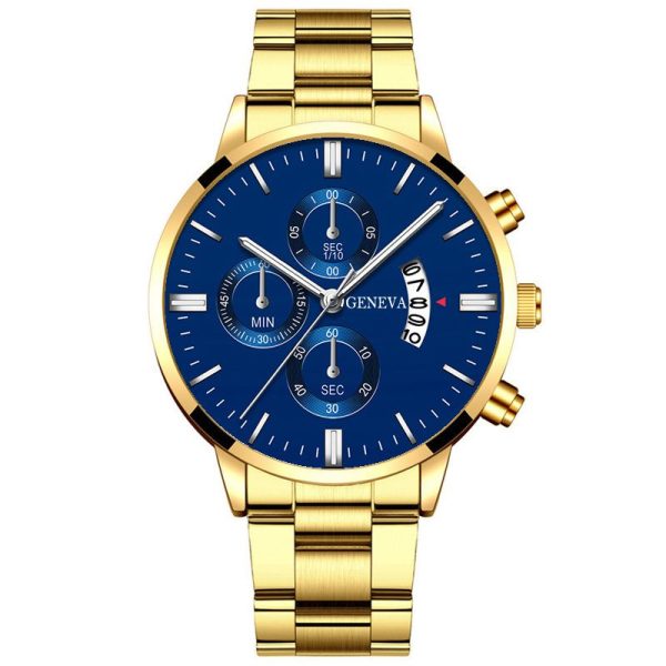 reloj hombre Fashion Men Stainless Steel Watch Luxury Calendar Quartz Wrist Watch Business Watches for Man Clock montre homme - Image 25